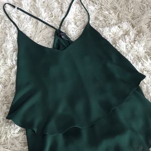 Forever 21 Dark Hunter Green Racerback Tank